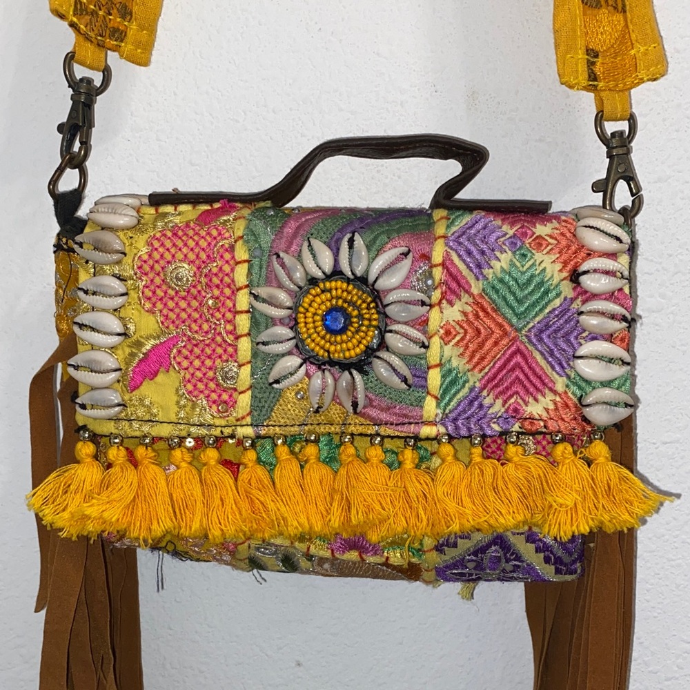 Colorful Bohemian Fringe Bag - Picture 10 of 13